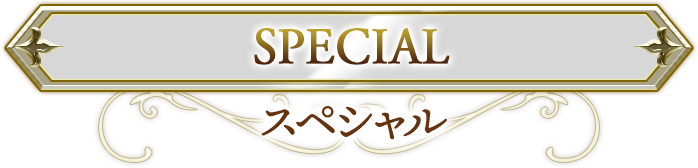 SPECIAL スペシャル